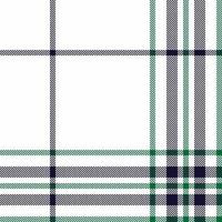 Plaid check pattern. Seamless fabric texture. Tartan textile print. vector