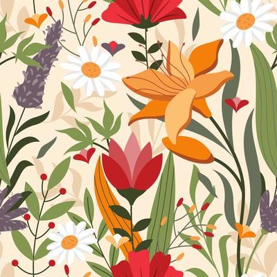 Floral Seamless Pattern