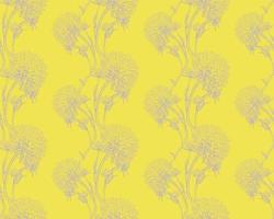 Floral pattern seamless vector background. Foliage and flower wallpaper design of nature.