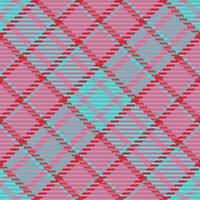 Background seamless vector. Tartan fabric pattern. Textile check plaid texture. vector