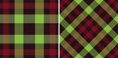 Tartan texture plaid. Background textile check. Pattern seamless fabric vector. vector