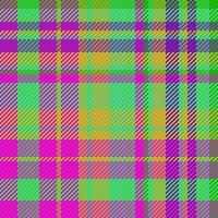 Check textile plaid. Texture tartan background. Fabric pattern seamless vector. vector