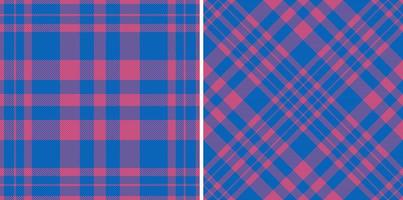 Textile seamless tartan. Background fabric check. Texture plaid vector pattern.