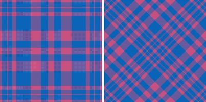 Textile seamless tartan. Background fabric check. Texture plaid vector pattern.