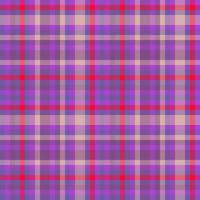 Textile pattern plaid. Texture tartan check. Seamless vector background fabric.