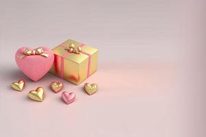 Valentnes Day Background Ornament and Decoration photo