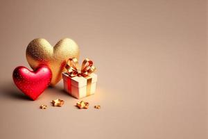 Valentnes Day Background Ornament and Decoration photo