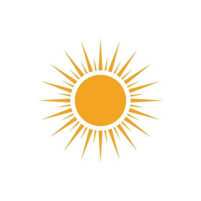 Sun Vector illustration Icon