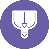 Bottleneck Glyph Circle Background Icon vector