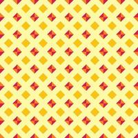 seamless pattern geometric pyramid yellow red orange vector