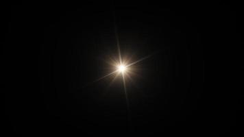 Loop center gold optical flare abstract background video