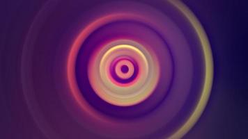 fundo de animação de círculo radial colorido abstrato de loop video