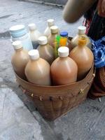 basket for selling traditional Indonesian herbal medicine session two photo