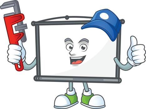 vector de pantalla de proyecto vacío