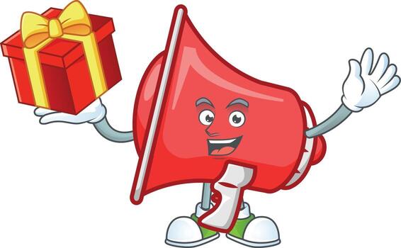 Red Loadspeaker Vector