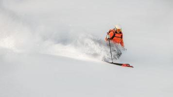 Downhill touring skis photo