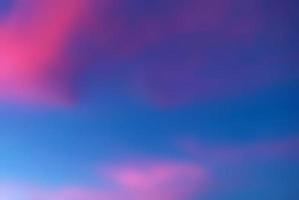 Background bright pink and blue sky photo