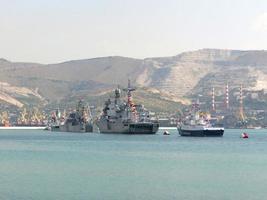 Novorossiysk.Russia. Jully 31, 2022.City port and ships view. photo