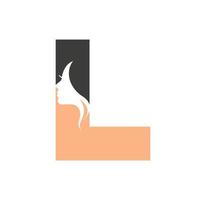 Initial Letter L Beauty Spa Logo Design Concept For Spa, Fashion, Salon, Cosmetic Vector Template