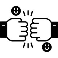 Fist Bump which can easily edit or modify vector