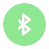 Bluetooth sign vector icon design in trendy style