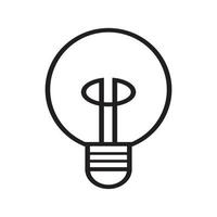 idea bulb icon. light bulb symbol. vector illustration