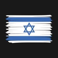 Israel Flag Brush Design Vector Illustration