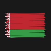 Belarus Flag Brush Design Vector Illustration