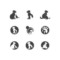 Pet Shop Silhouette Logo Vector Illustration