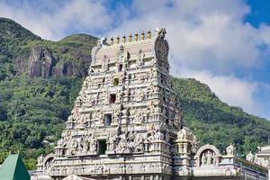 Mahe Seychelles, 16.01.2023 Hindu temple, build in 1999 and its the only Hindu temple in Seychelles photo