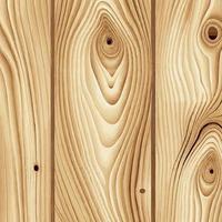 textura de madera clara con nudos, fondo de tablón - vector