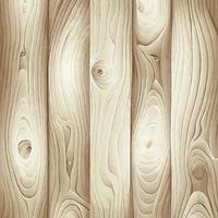 Light wood texture with knots, plank background - Vector