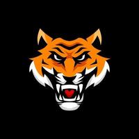 plantillas de logotipo de mascota de tigre vector