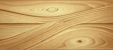 Panoramic texture of light wood with knots - Vector