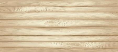 textura de madera clara panorámica con nudos, fondo de tablón - vector