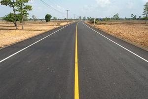 asphalt road countryside photo