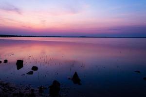 fondo del paisaje al atardecer foto