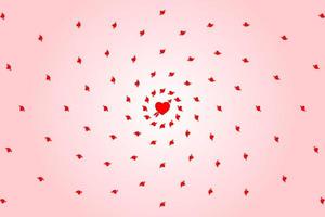 Vector illustration heart pattern lover pink background,Striped heart shape pattern abstract