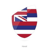 bandera de hawai. vector