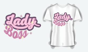 Girl Quote Sublimation Lady Boss, quote vector t shirt design