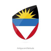 bandera de antigua y barbuda. vector