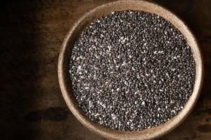 Chia Seeds in a Bowl photo
