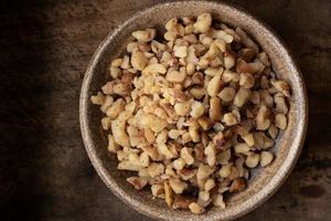 Chopped Walnuts in a Bowl photo