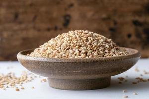 Roasted Sesame Seeds in a Bowl photo