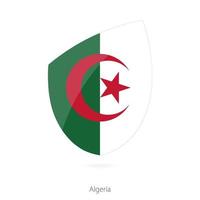 bandera de argelia. bandera de rugby de Argelia. vector