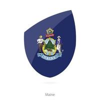 Flag of Maine. vector