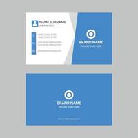 Modern Creative and Clean Business Card Template Design. Stationery vector design