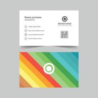 Modern Creative and Clean Business Card Template Design. Stationery vector design. Name card