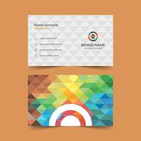 Modern Creative and Clean Business Card Template Design. Stationery vector design. Name card