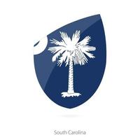 Flag of South Carolina. vector